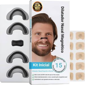 Dilatador Nasal Magnético - Solução para Respirar Melhorar. Solução para ronco