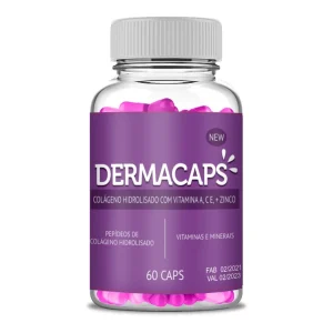 Dermacaps Colágeno Tipo 1 Hidrolisado + Colágeno Verisol - Envio Imediato