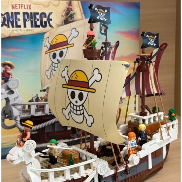 1376 Pcs Advance Merry One - 1376 PCS Advance Merry One Piece Compatível Lego 75639 Bloco de Construção Conjunto de…