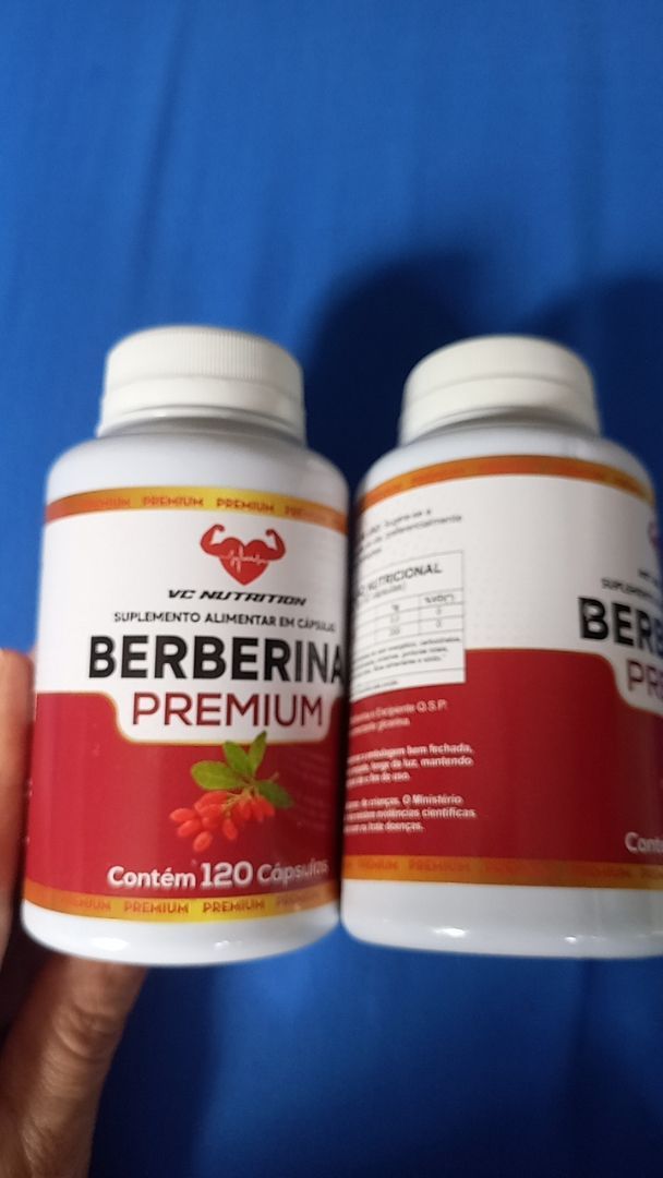 Berberina Natural Pura 120 Cps - Berberina natural - Pura - original - 120 cps 500mg