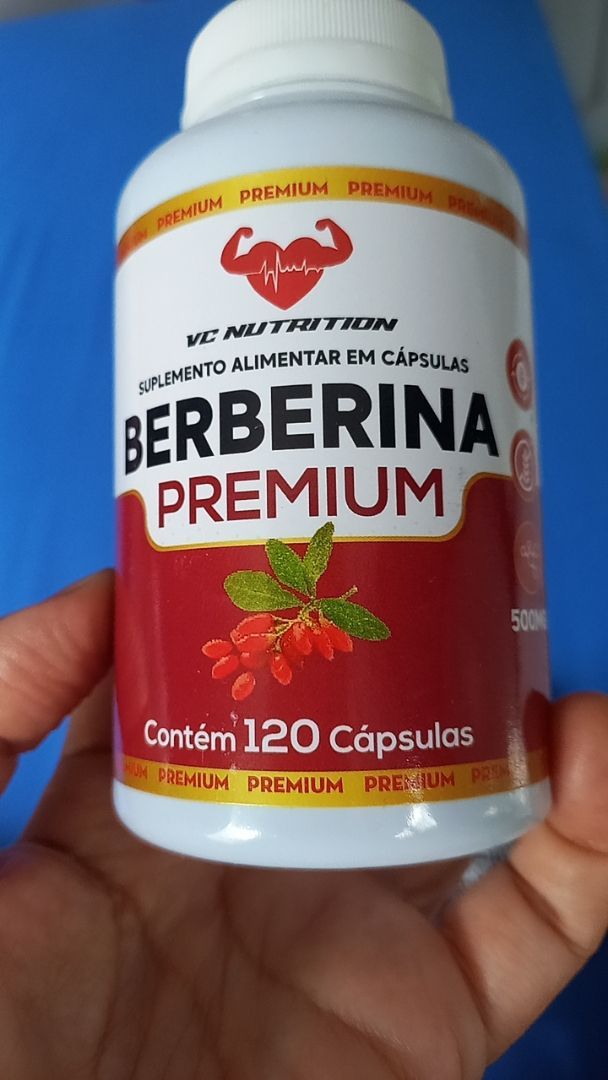 Berberina Natural Pura 120 Cps - Berberina natural - Pura - original - 120 cps 500mg