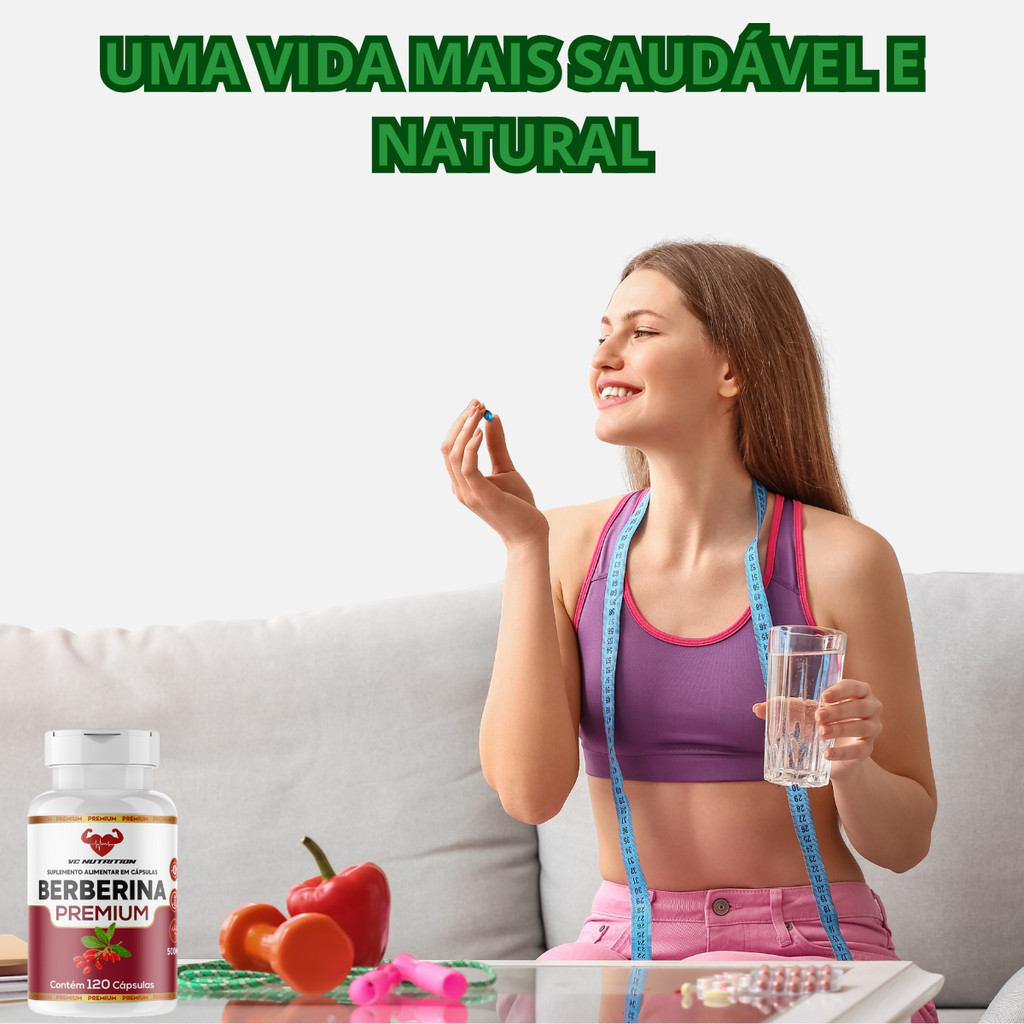 Berberina Natural Pura 120 Cps - Berberina natural - Pura - original - 120 cps 500mg