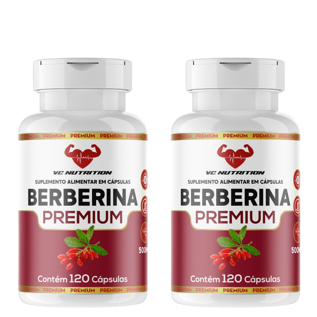 Berberina Natural Pura 120 Cps - Berberina natural - Pura - original - 120 cps 500mg