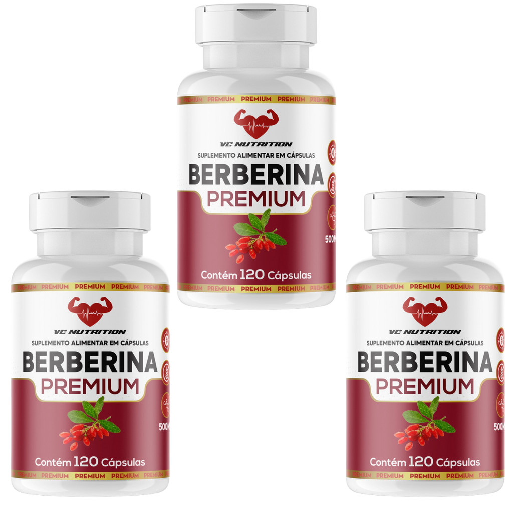 Berberina Natural Pura 120 Cps - Berberina natural - Pura - original - 120 cps 500mg