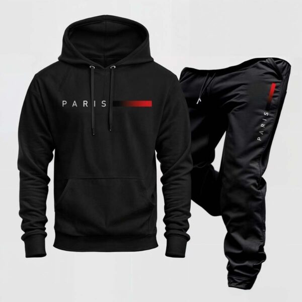 Conjunto Moletom Paris Blusa Frio - Conjunto Moletom Paris Blusa Frio Masculina Feminina e Calça Abrigo Flanelado
