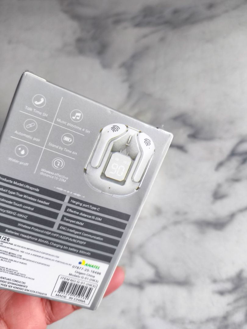 Fone M10 Ouvido Bluetooth Fio - Fone M10 Fone De Ouvido Bluetooth Sem Fio Sem Fio Tws Estéreo Power Bank