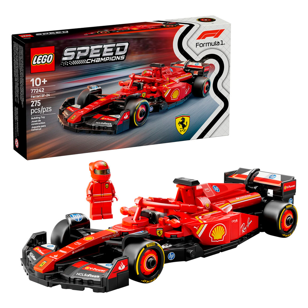 Lego Speed Champions Ferrari 24 - LEGO Speed Champions Ferrari SF-24 F1 77242 - Lego