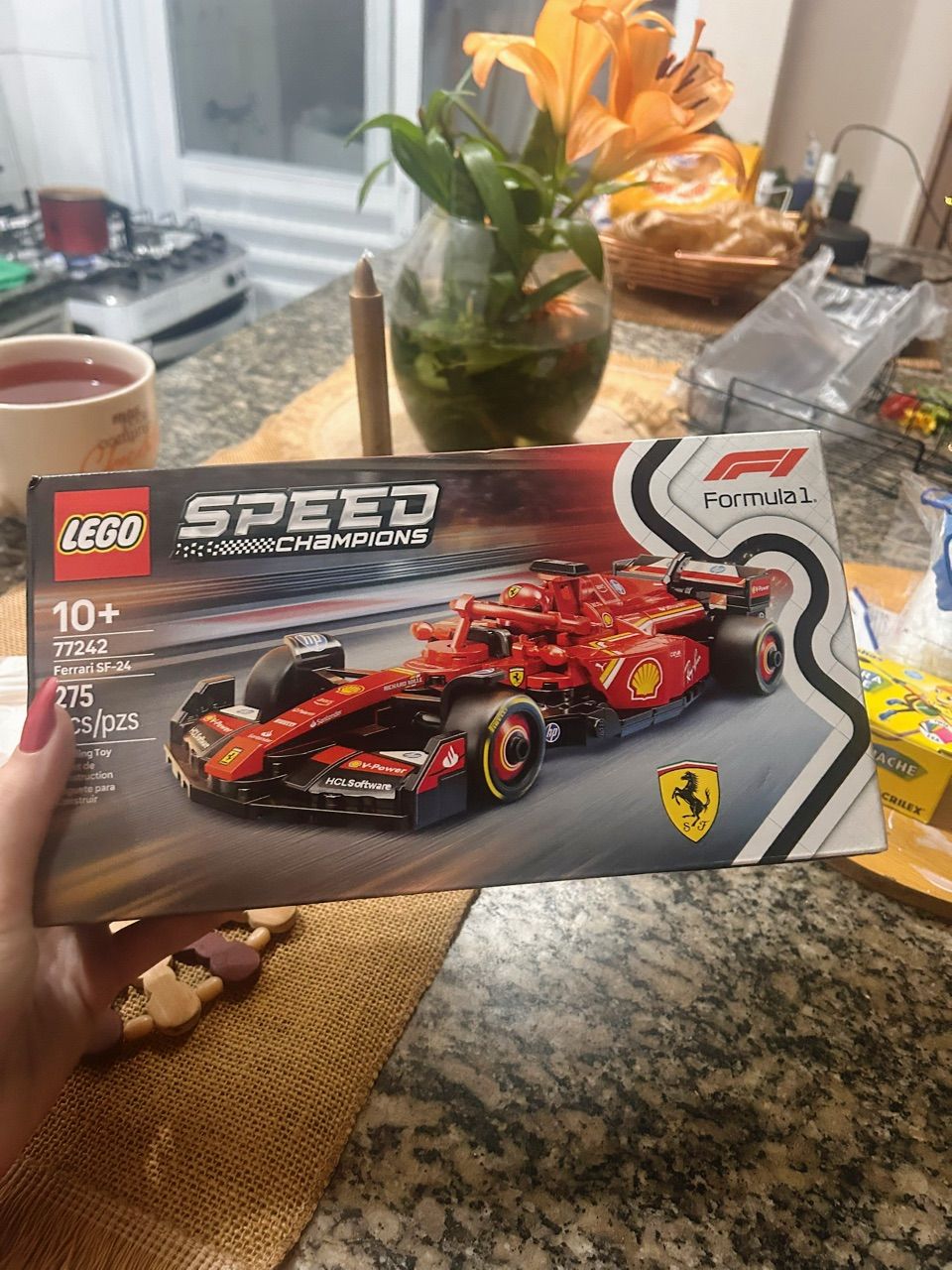 Lego Speed Champions Ferrari 24 - LEGO Speed Champions Ferrari SF-24 F1 77242 - Lego