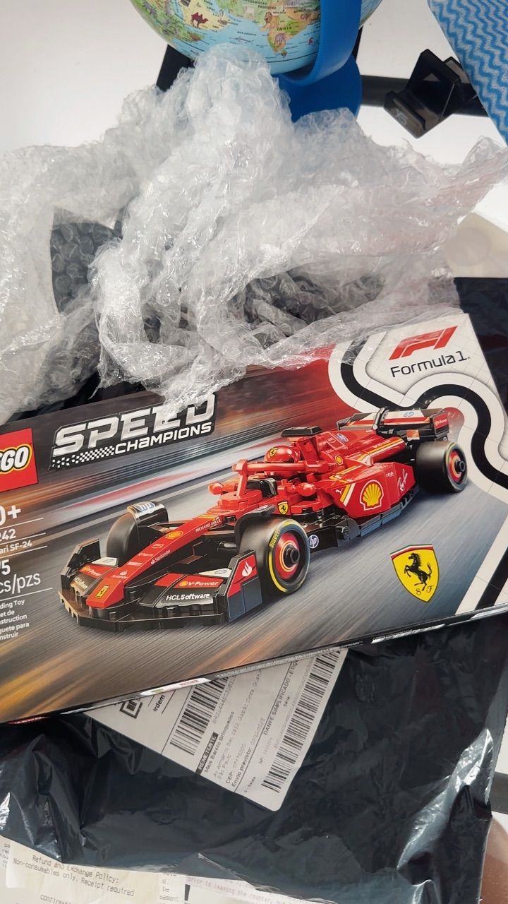 Lego Speed Champions Ferrari 24 - LEGO Speed Champions Ferrari SF-24 F1 77242 - Lego