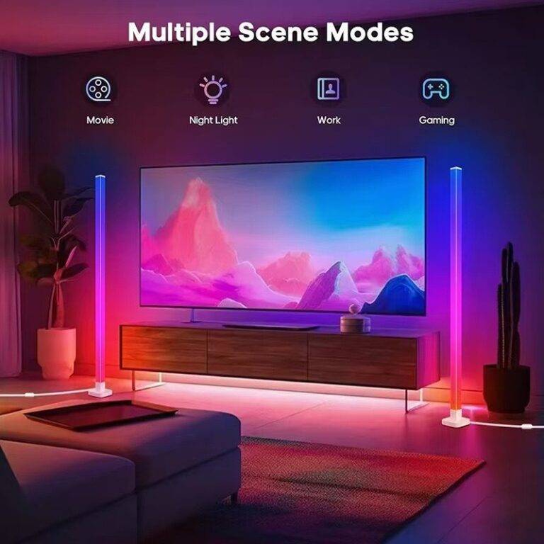 Lâmpada de captação RGB inteligente, lâmpada de atmosfera de chão, música, ritmo, áudio controlado por voz LEY-2261