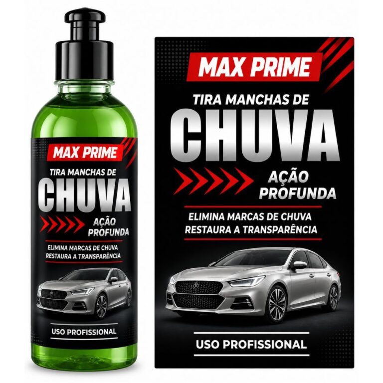 Limpa Vidro Automotivo Tira Manchas de Chuva – Restaura Vidros Laterais e Para-Brisas-Pronto pra Uso