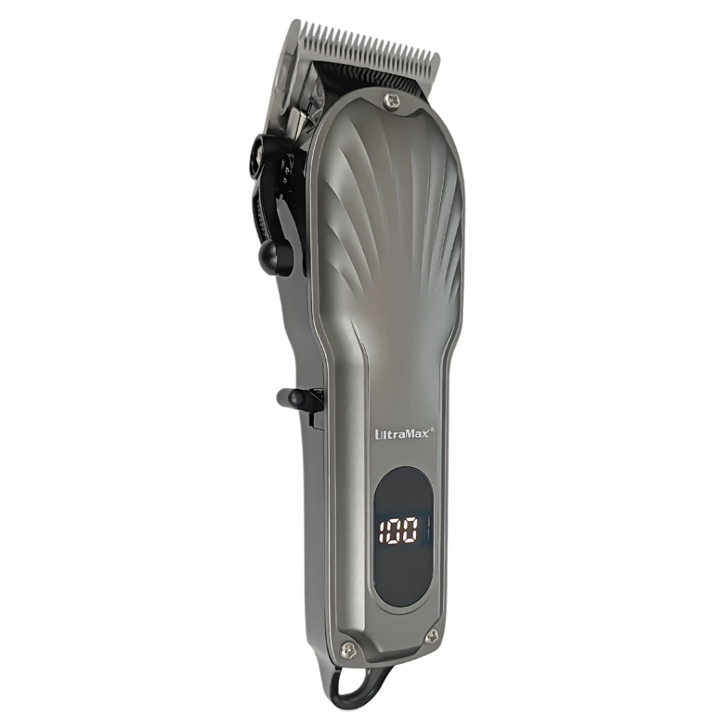 Maquina Cortar Cabelo Barba Recarregave - Máquina De Cortar Cabelo e Barba Profissional Portátil Recarregáve com visor…
