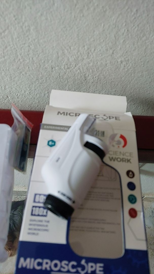 Mini Microscopio Mao Zoom 60X - Mini Microscópio De Mão Portátil Com Zoom 60X-180X Para Plantas Infantis para crianças