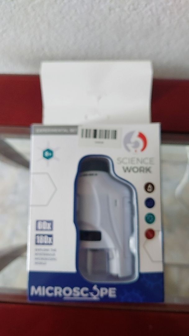 Mini Microscopio Mao Zoom 60X - Mini Microscópio De Mão Portátil Com Zoom 60X-180X Para Plantas Infantis para crianças