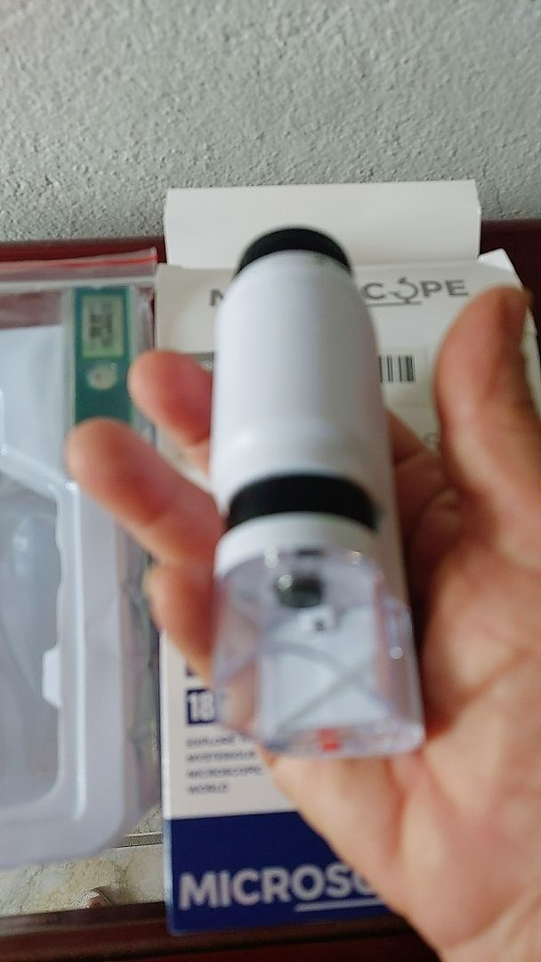 Mini Microscopio Mao Zoom 60X - Mini Microscópio De Mão Portátil Com Zoom 60X-180X Para Plantas Infantis para crianças