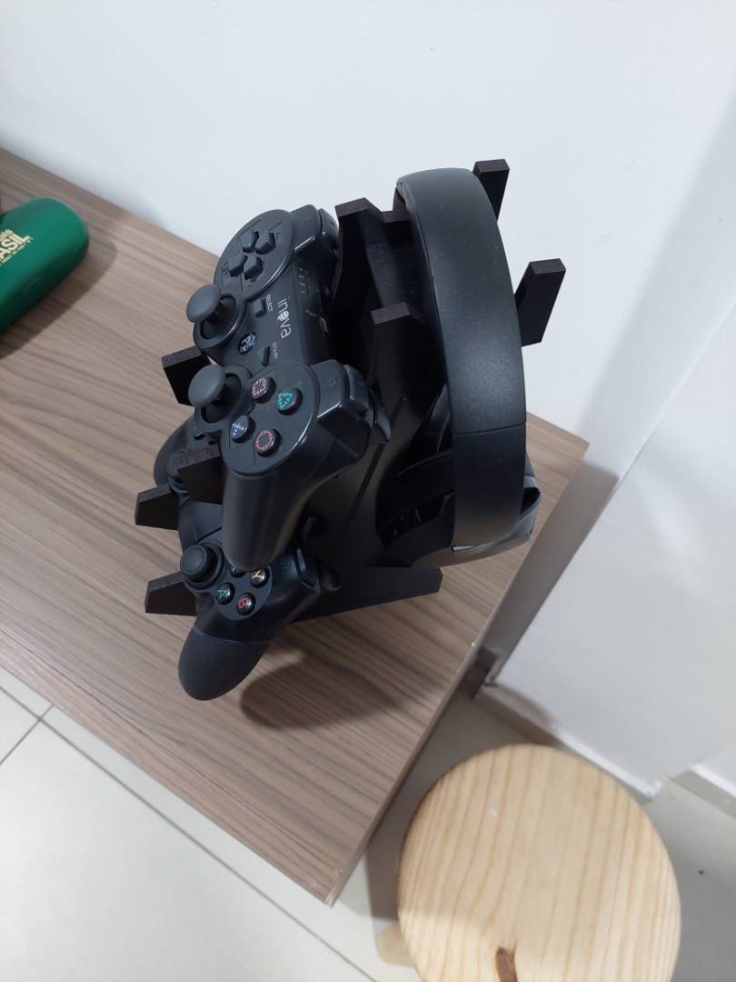 Suporte Porta Controle Videogame Gamer - Suporte Porta Controle Videogame Gamer Para Ps4 Xbox Ps5