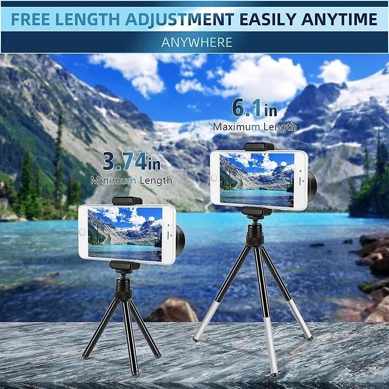 Telescopio Monocular 80X100 Tripe Celular - Telescópio Monocular portátil 80x100 HD com tripé - celular compatível…