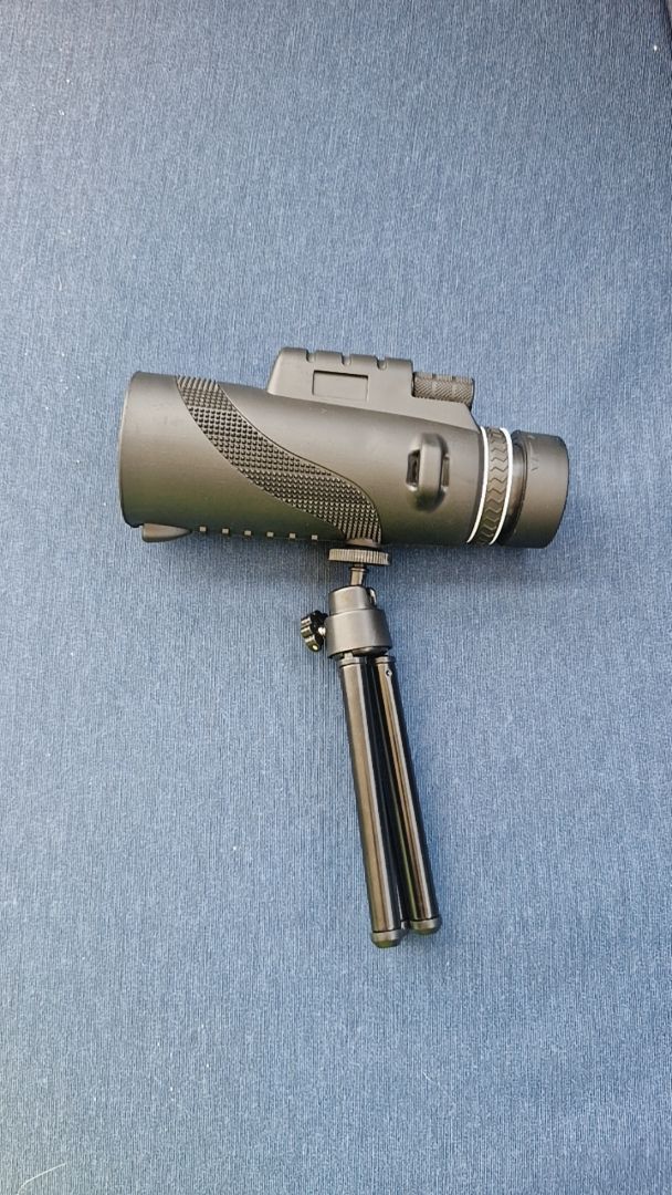 Telescopio Monocular 80X100 Tripe Celular - Telescópio Monocular portátil 80x100 HD com tripé - celular compatível…