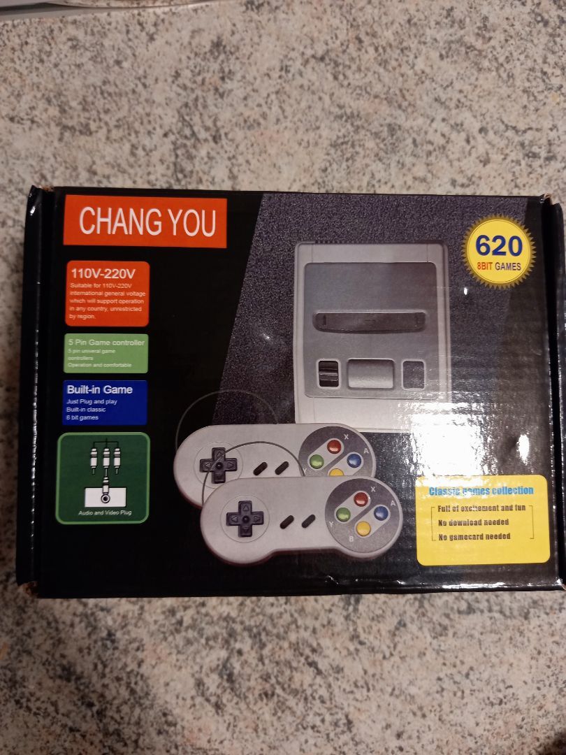 Video Game Classic Super Nintendo - Video Game Classic Super Nintendo Mini SNES Com 2 Controles 8 Bits 620 Jogos…