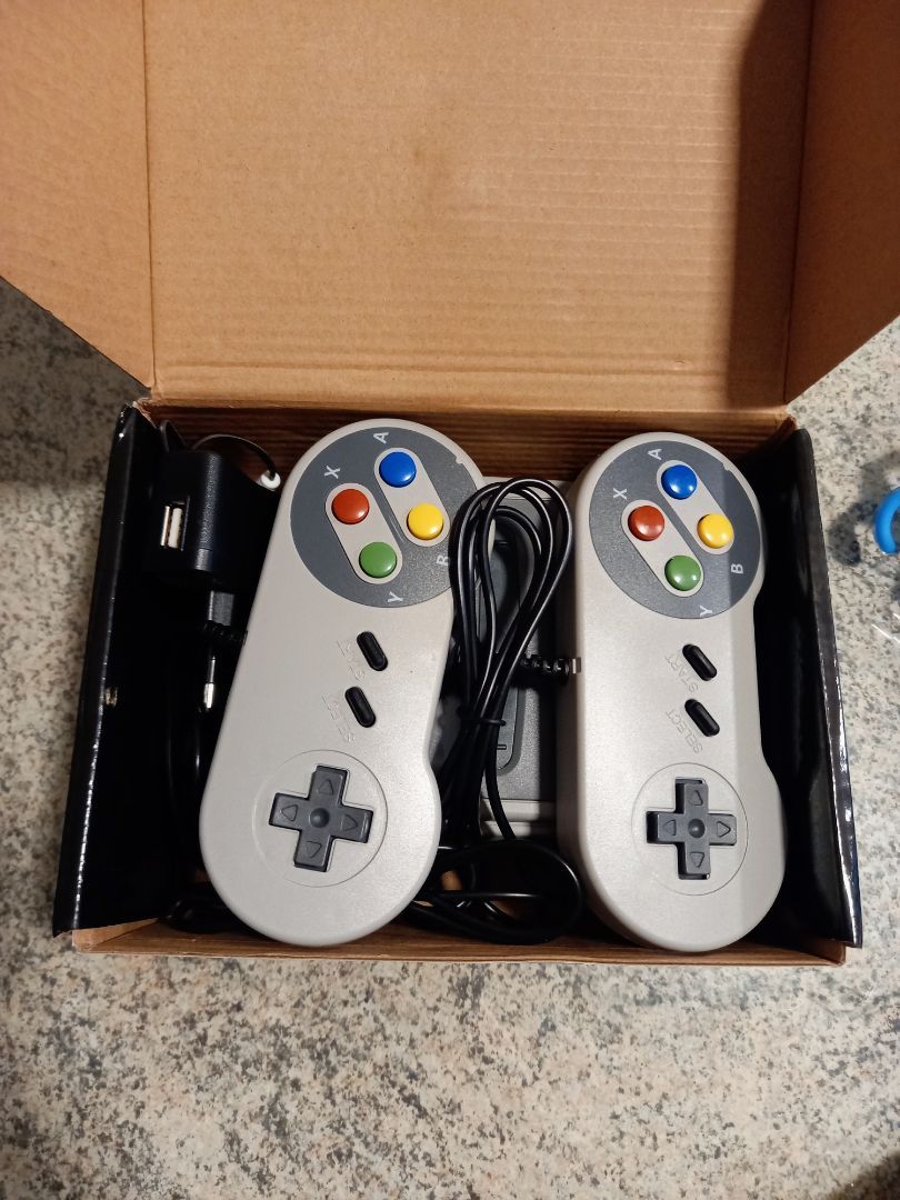 Video Game Classic Super Nintendo - Video Game Classic Super Nintendo Mini SNES Com 2 Controles 8 Bits 620 Jogos…