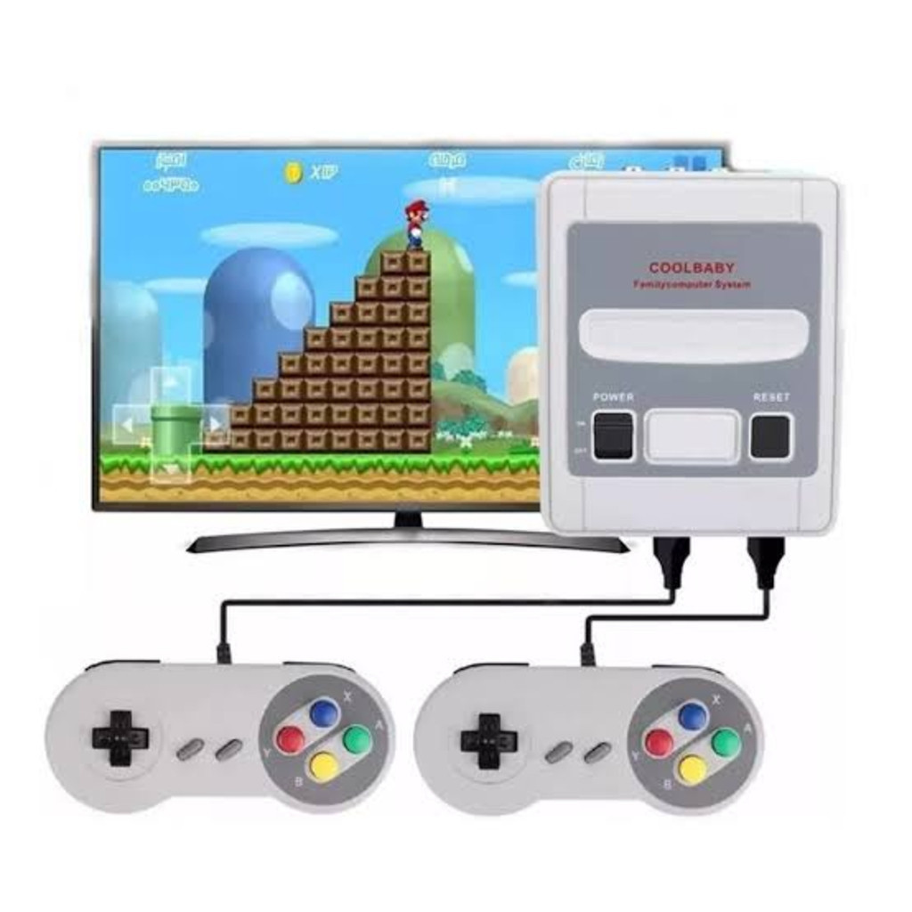 Video Game Classic Super Nintendo - Video Game Classic Super Nintendo Mini SNES Com 2 Controles 8 Bits 620 Jogos…