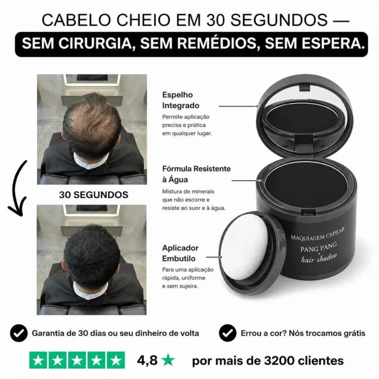 Disfarça calvície, falhas e entradas Maquiagem Capilar Suake Unisex (ORIGINAL)