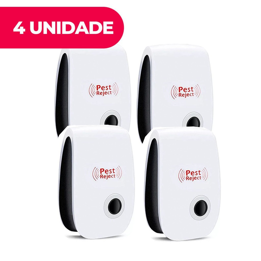 1 2 3 4Unidade Repelente - 1/2/3/4unidade Repelente Eletrônico Ultrassônico Mosca Pernilongos Baratas Morcegos repele…